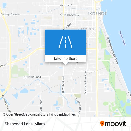 Mapa de Sherwood Lane