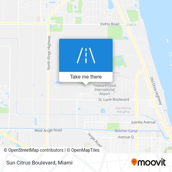Mapa de Sun Citrus Boulevard