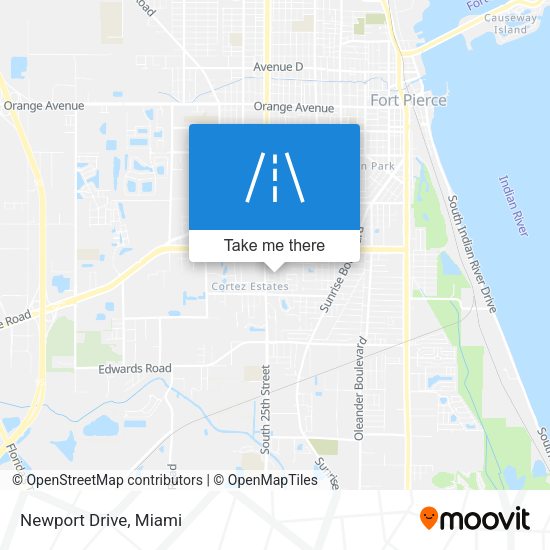 Mapa de Newport Drive