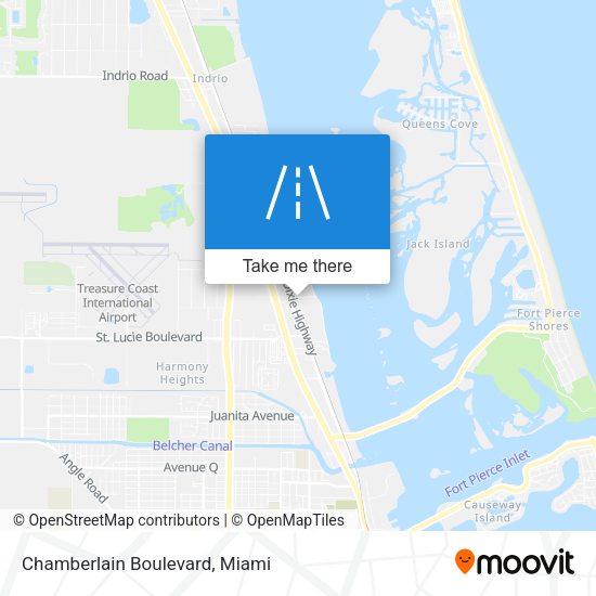 Chamberlain Boulevard map