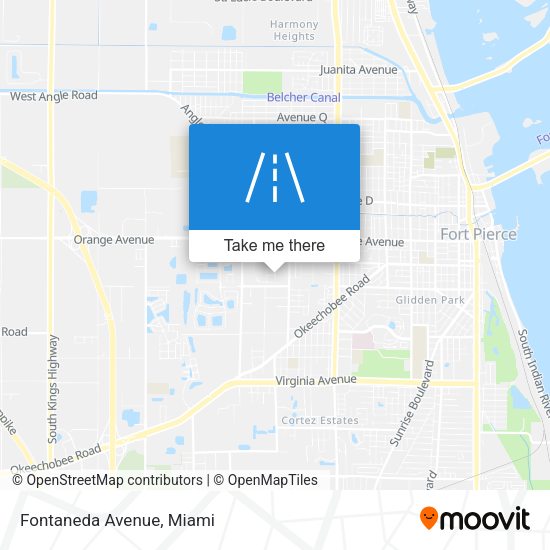 Mapa de Fontaneda Avenue