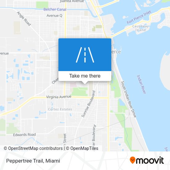 Mapa de Peppertree Trail