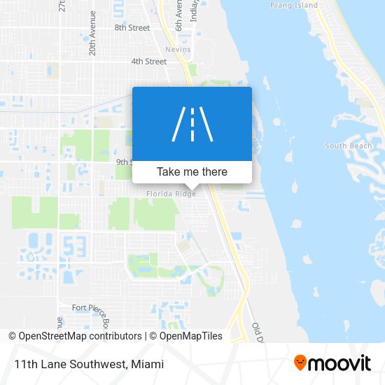 Mapa de 11th Lane Southwest