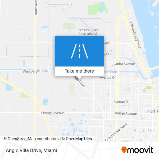 Mapa de Angle Villa Drive
