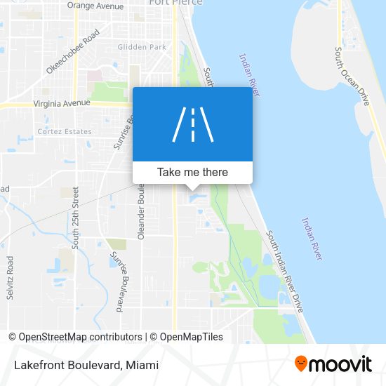 Mapa de Lakefront Boulevard