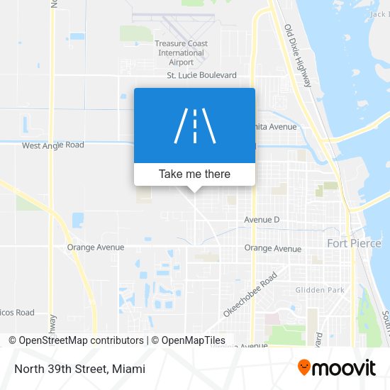 Mapa de North 39th Street