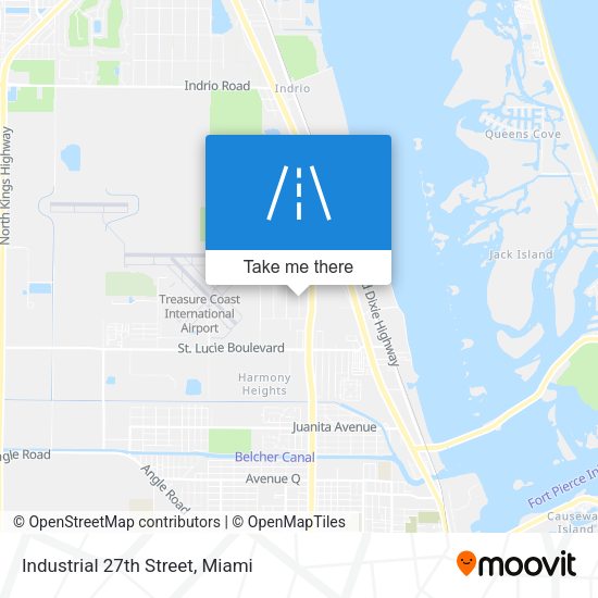 Mapa de Industrial 27th Street