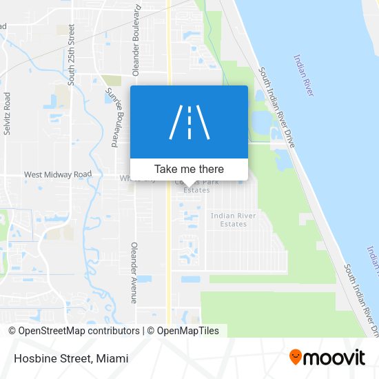 Mapa de Hosbine Street