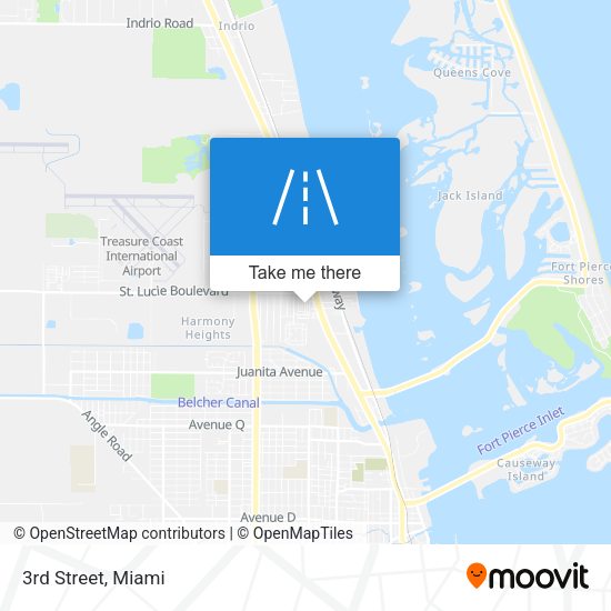 Mapa de 3rd Street