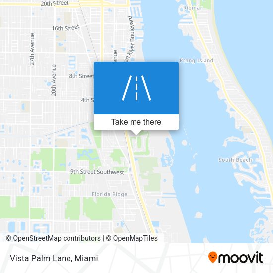 Mapa de Vista Palm Lane