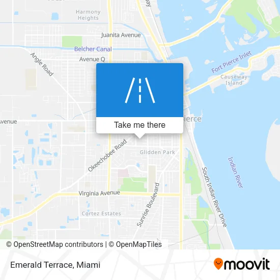 Emerald Terrace map