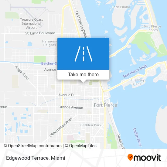 Edgewood Terrace map