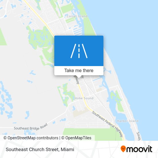Southeast Church Street map