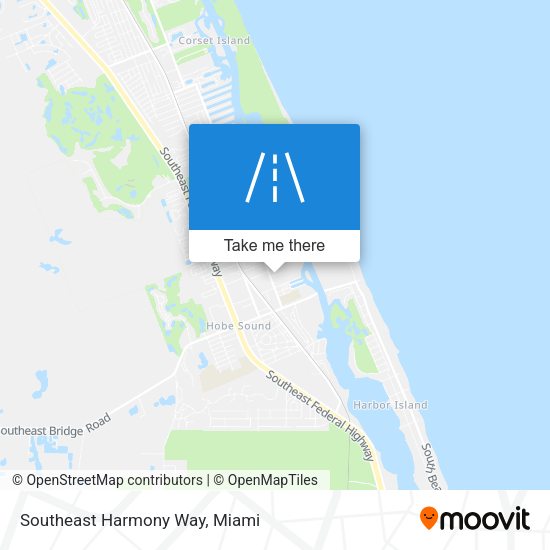 Mapa de Southeast Harmony Way