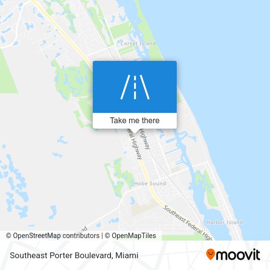 Southeast Porter Boulevard map