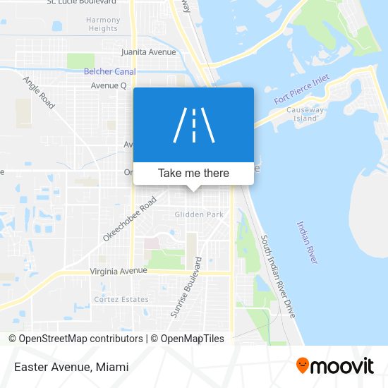 Mapa de Easter Avenue