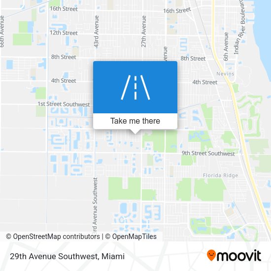 Mapa de 29th Avenue Southwest