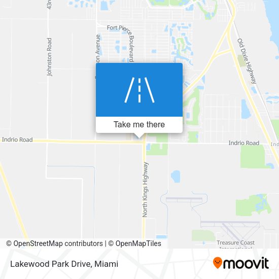 Lakewood Park Drive map