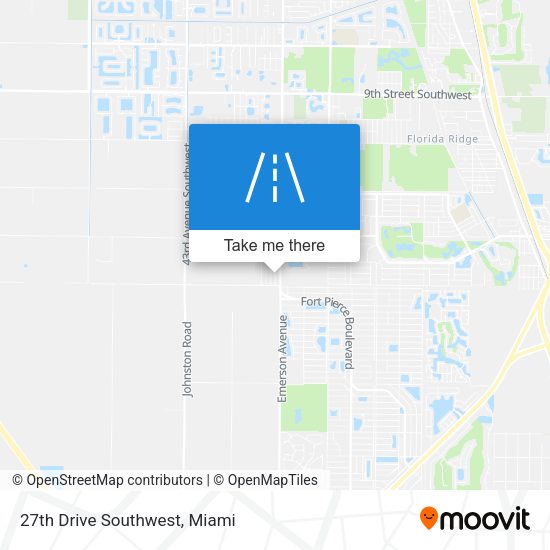 Mapa de 27th Drive Southwest