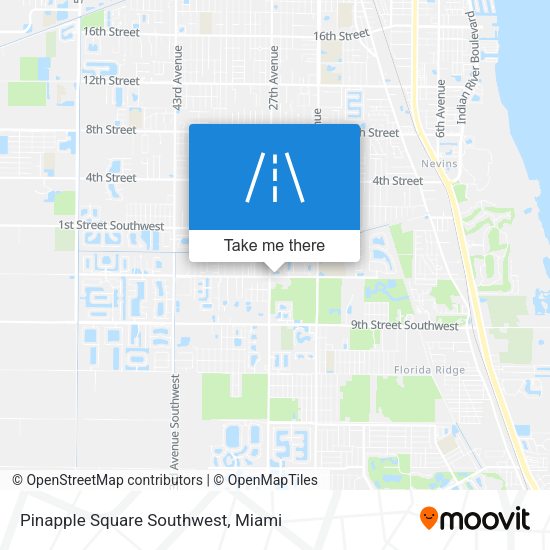 Pinapple Square Southwest map