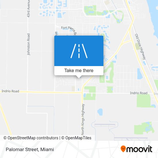 Mapa de Palomar Street