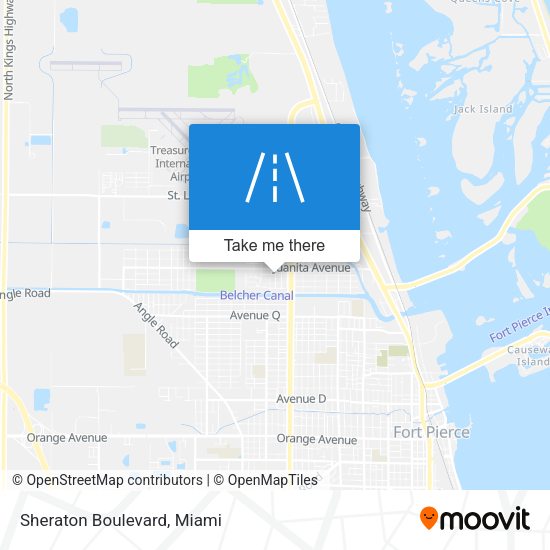 Mapa de Sheraton Boulevard