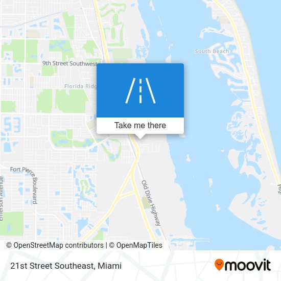 21st Street Southeast map