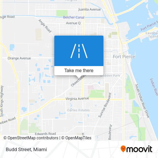 Mapa de Budd Street