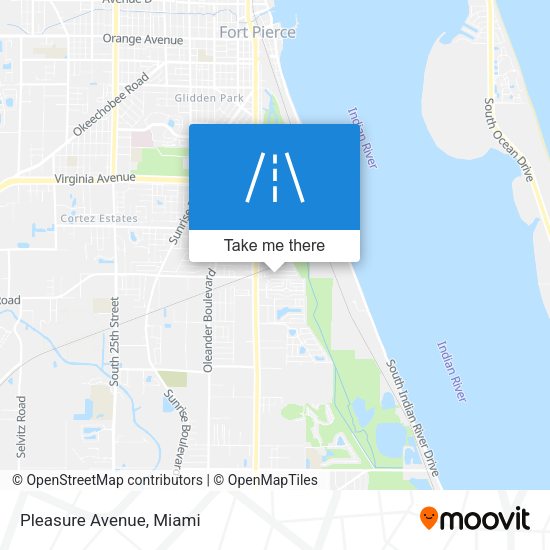 Mapa de Pleasure Avenue