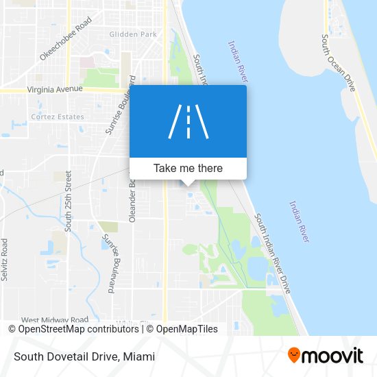 Mapa de South Dovetail Drive