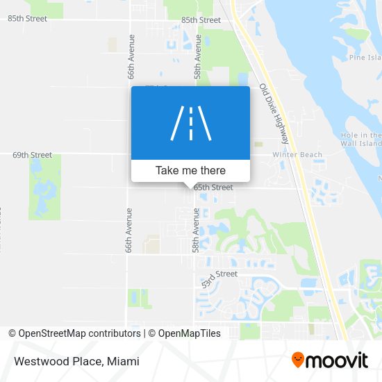 Mapa de Westwood Place