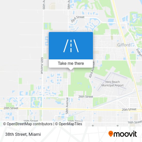 Mapa de 38th Street