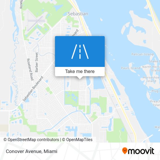 Mapa de Conover Avenue