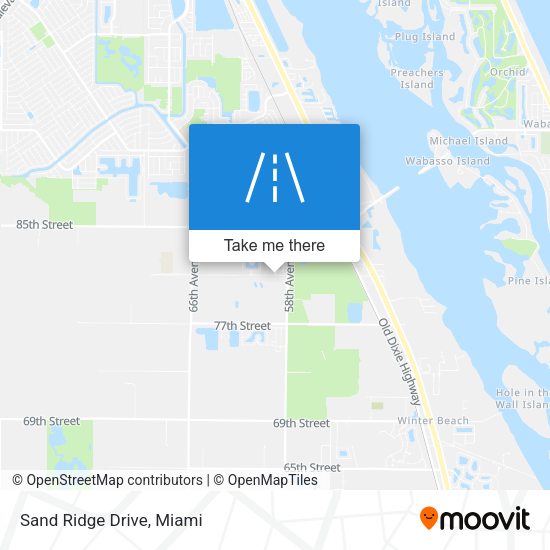 Sand Ridge Drive map