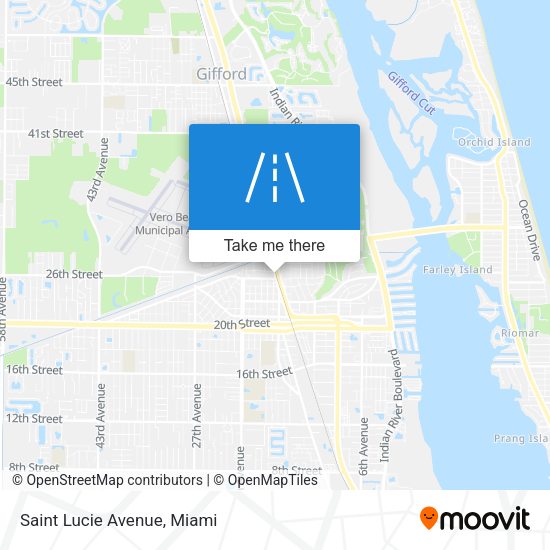 Saint Lucie Avenue map