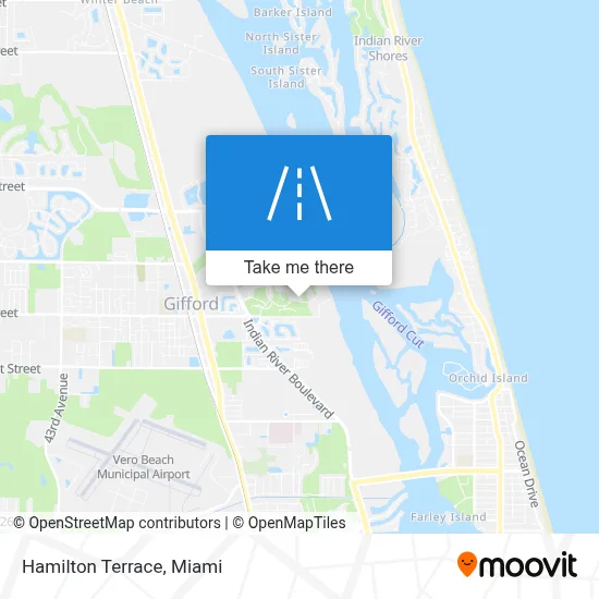 Hamilton Terrace map