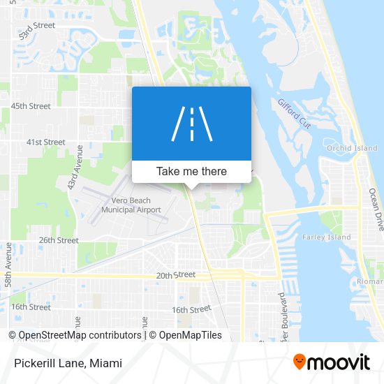 Pickerill Lane map