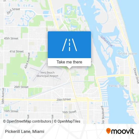 Pickerill Lane map