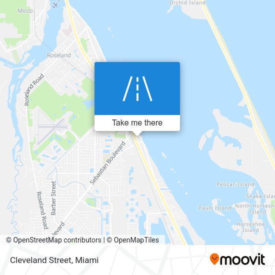 Mapa de Cleveland Street