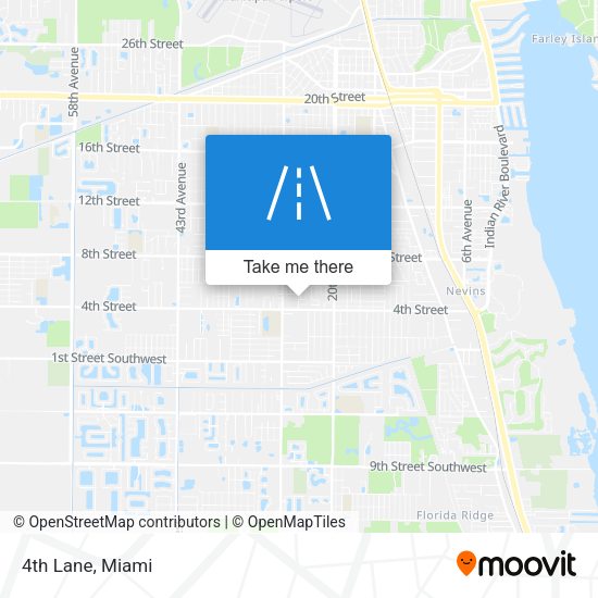 Mapa de 4th Lane