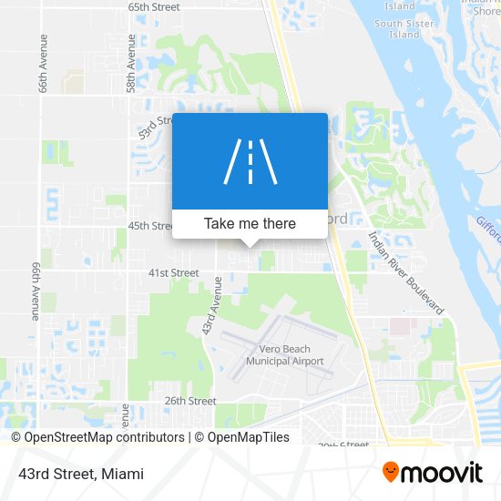Mapa de 43rd Street