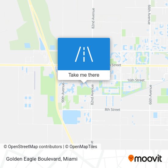 Mapa de Golden Eagle Boulevard