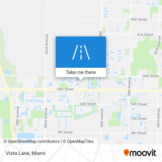 Mapa de Vista Lane
