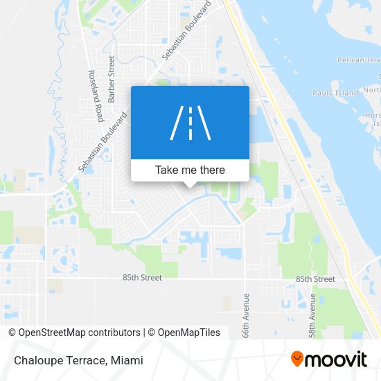 Mapa de Chaloupe Terrace