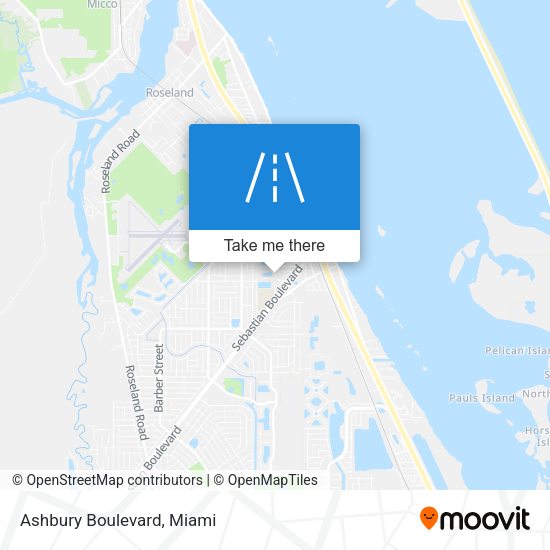 Ashbury Boulevard map