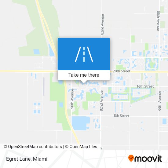 Mapa de Egret Lane