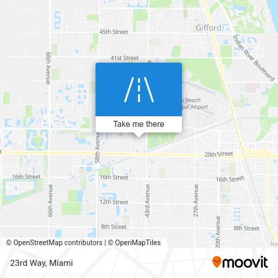 23rd Way map