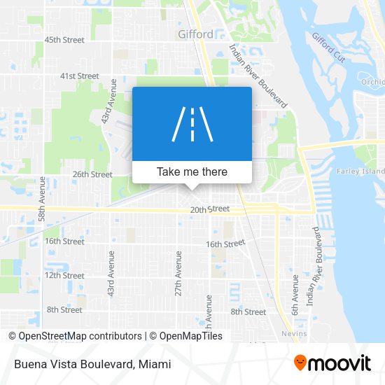 Mapa de Buena Vista Boulevard