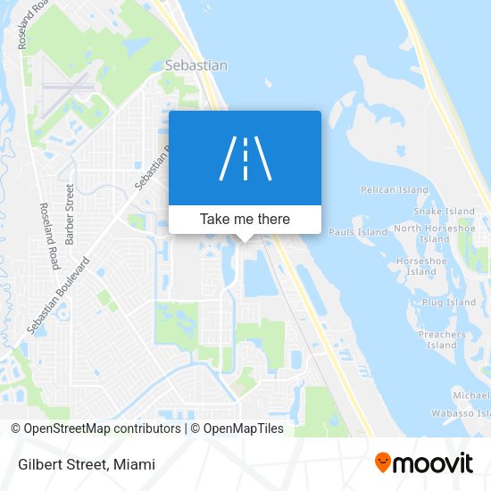 Mapa de Gilbert Street