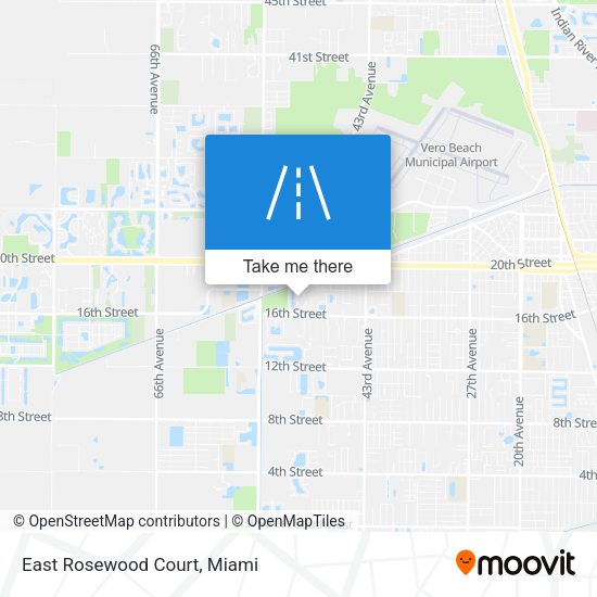 Mapa de East Rosewood Court